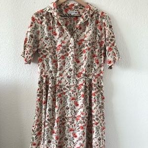 Uniqlo/Ines De La Fressange Floral Dress (M)